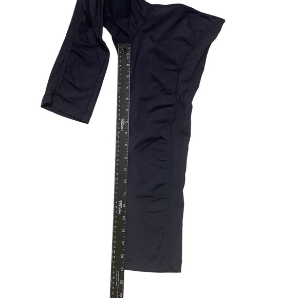 Lululemon Run: Sun Sprinter Crop Sz 4 Deep Indigo/Mirage Deep Indigo/Pow Pink - Picture 7 of 11